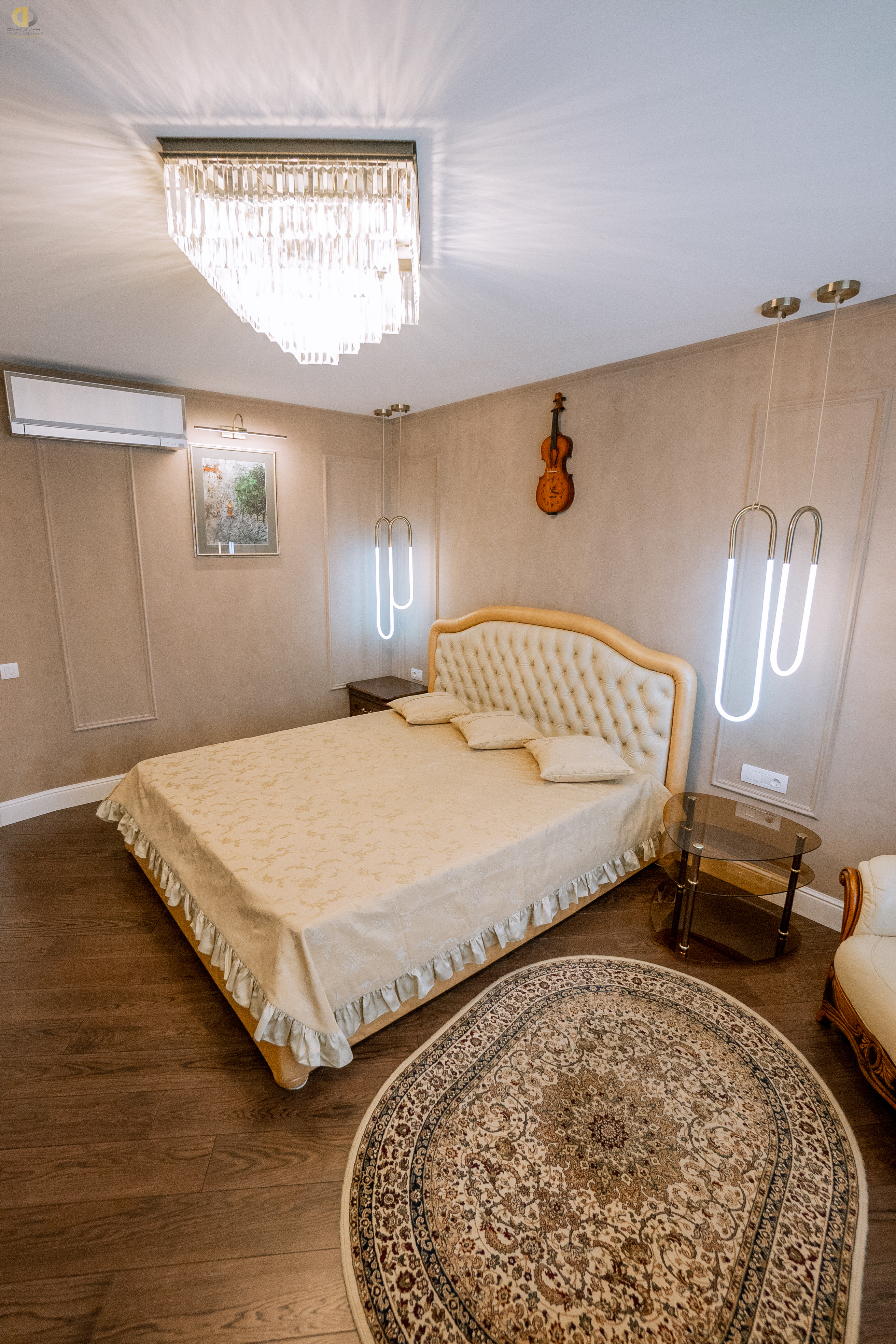 Фото ремонта спальни в классическом стиле  – фото 36