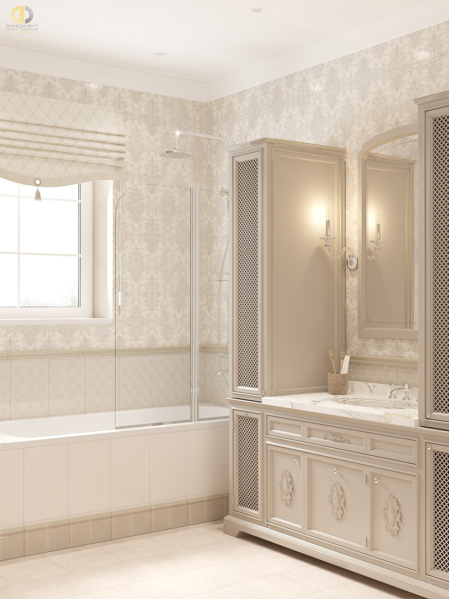 Дизайн ванной в стиле классическом – фото 25