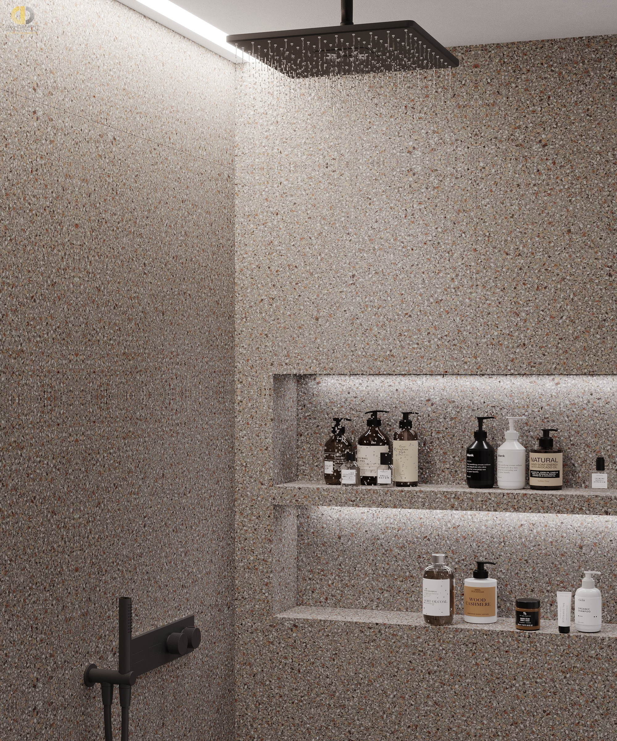 Дизайн ванной в стиле cовременном – фото 60