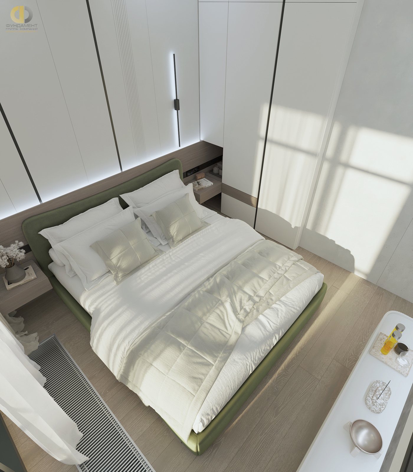 Дизайн спальни в стиле cовременном – фото 64