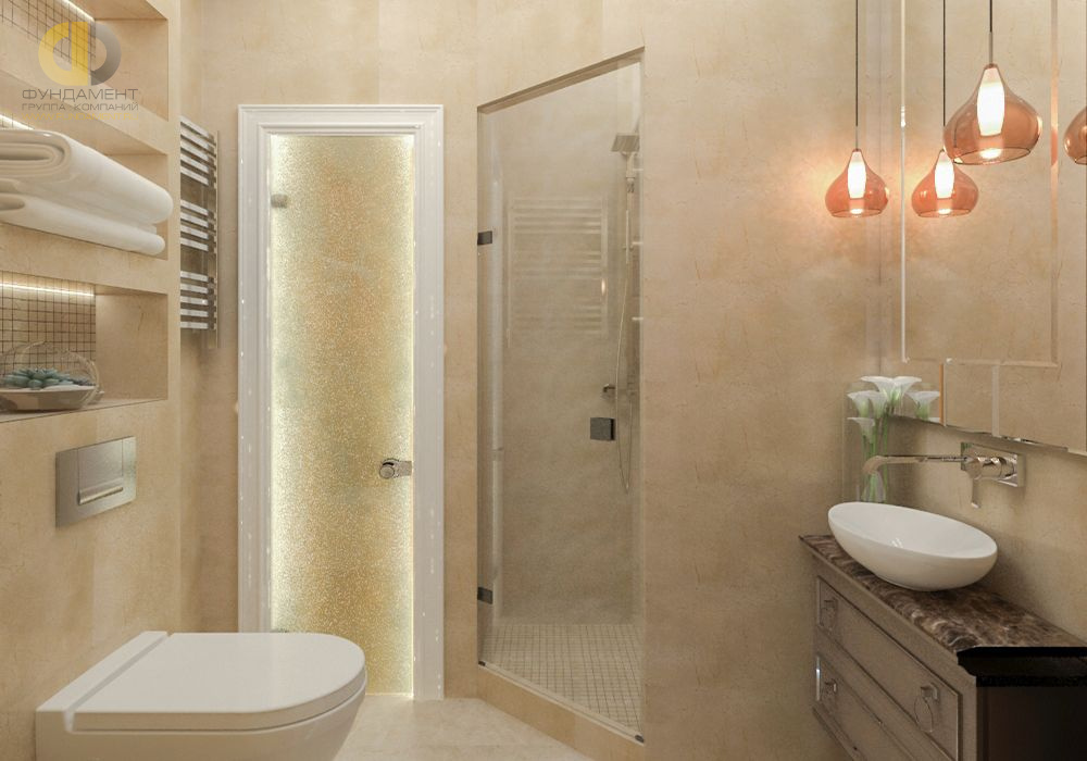 Дизайн интерьера ванной в четырёхкомнатной квартире 131 кв.м в стиле неоклассика21