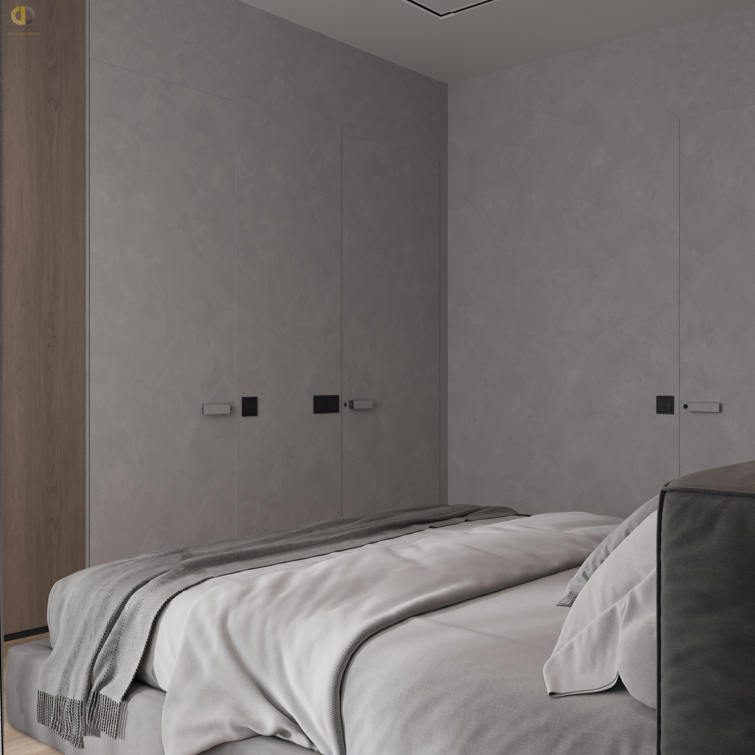 Дизайн спальни в стиле манимализском – фото 42