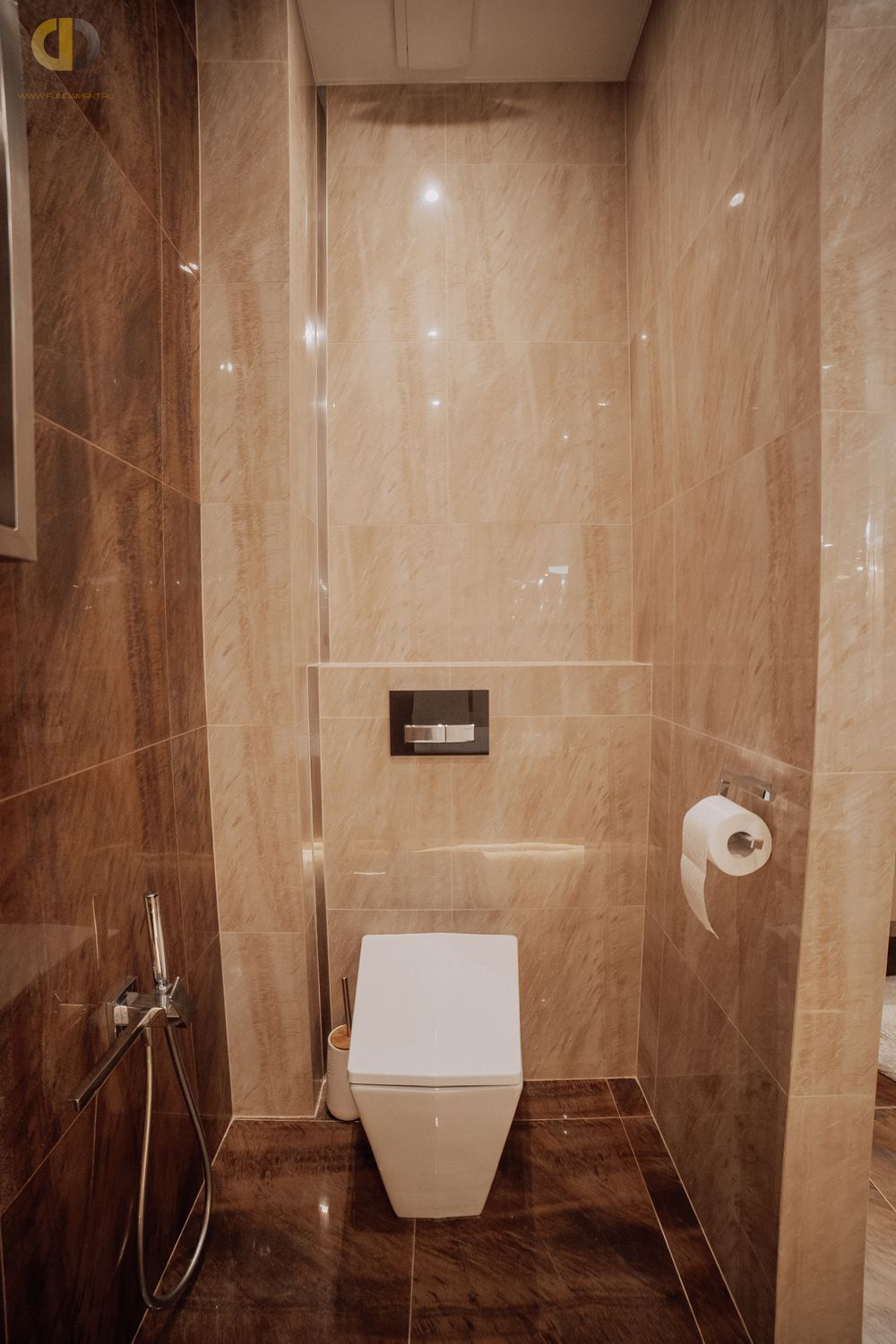 Фото ремонта ванной в двухкомнатной квартире 101 кв.м в современном стиле – фото 96