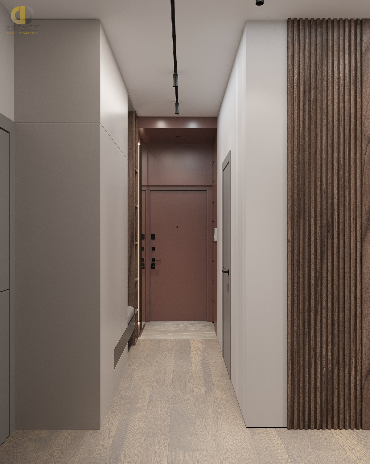 Дизайн коридора в стиле cовременном – фото 25