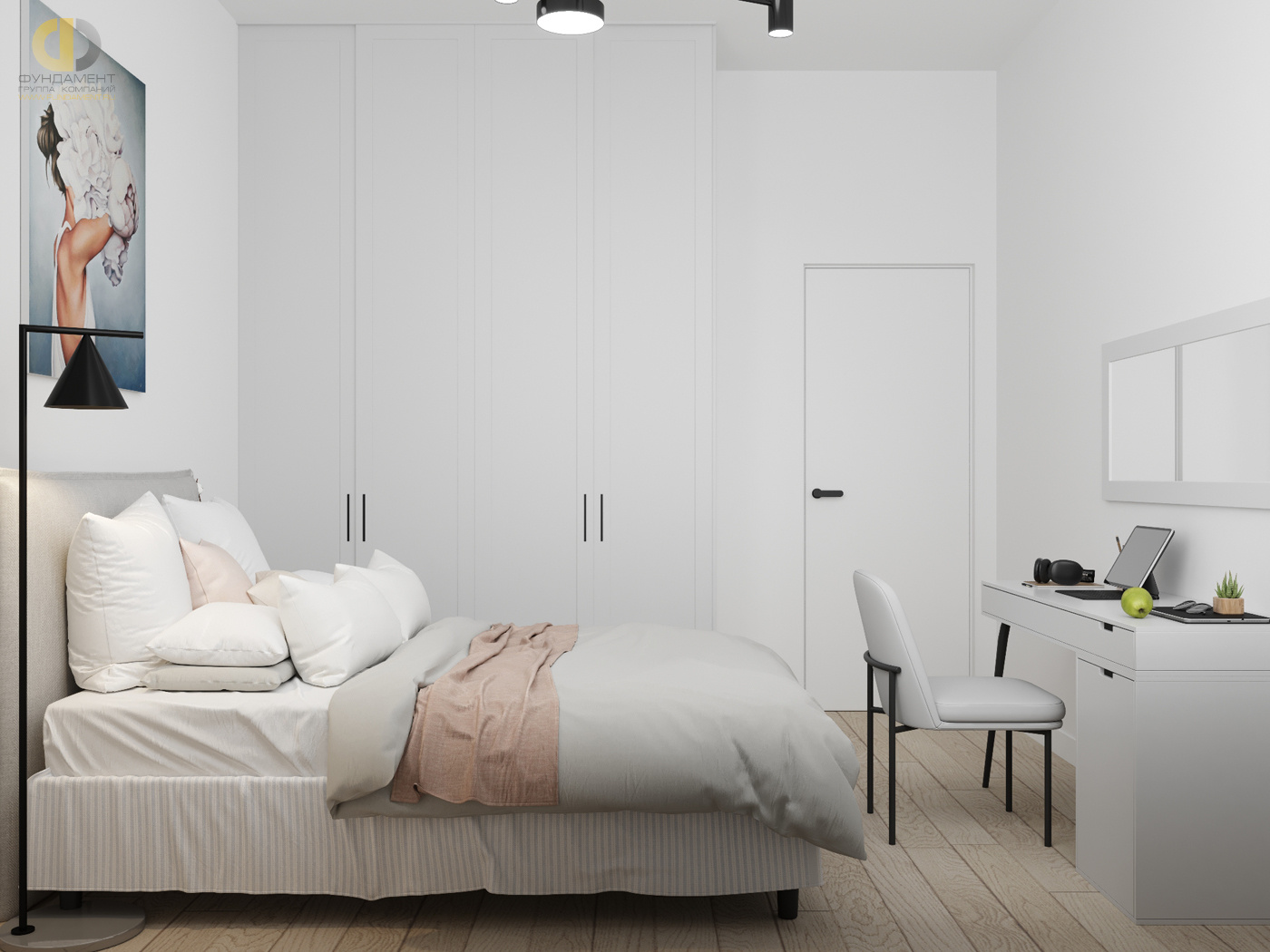 Дизайн спальни в стиле cовременном – фото 205