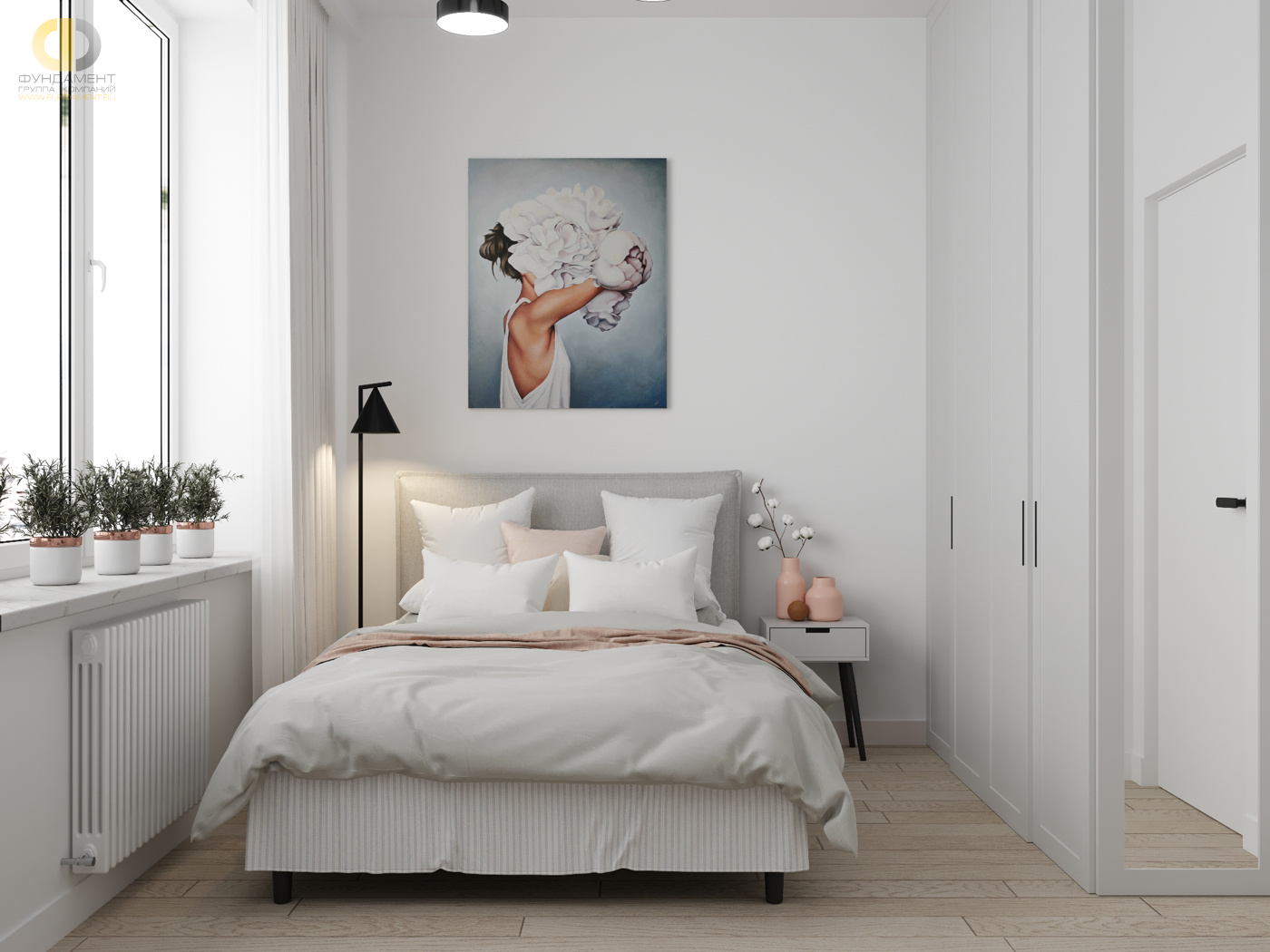 Дизайн спальни в стиле cовременном – фото 207