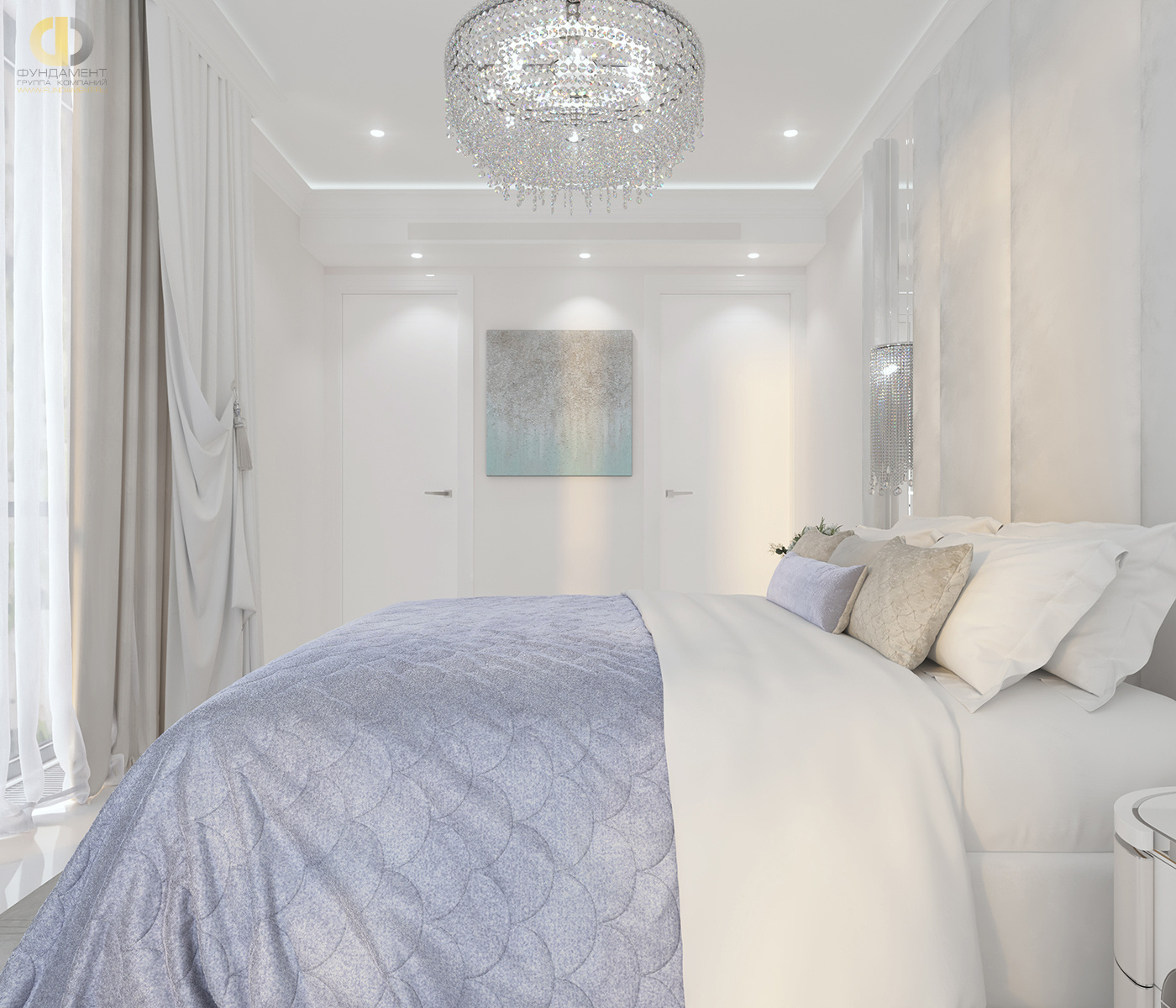 Дизайн спальни в стиле арт-деко – фото 79