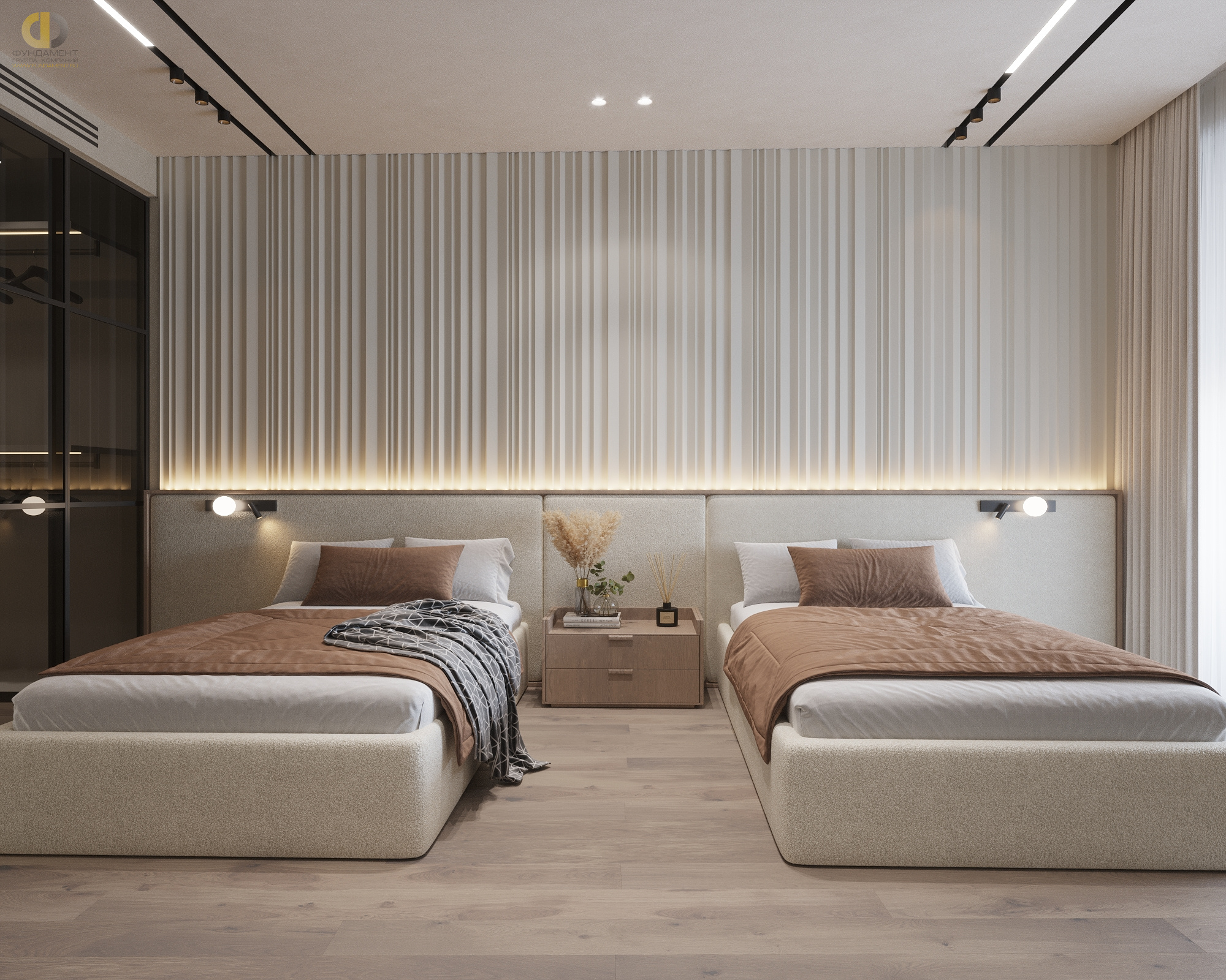 Дизайн спальни в стиле cовременном – фото 77