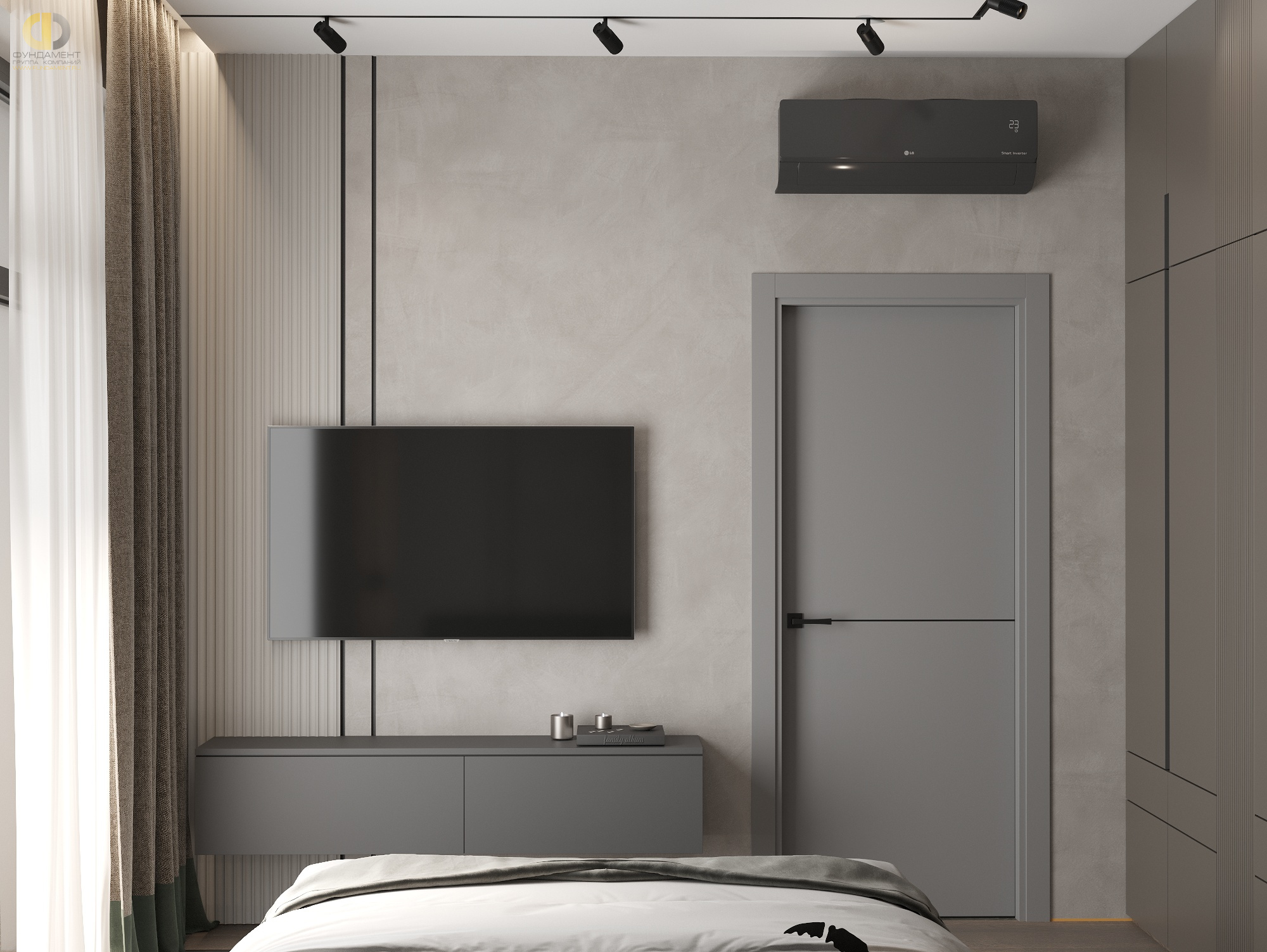 Дизайн спальни в стиле cовременном – фото 39
