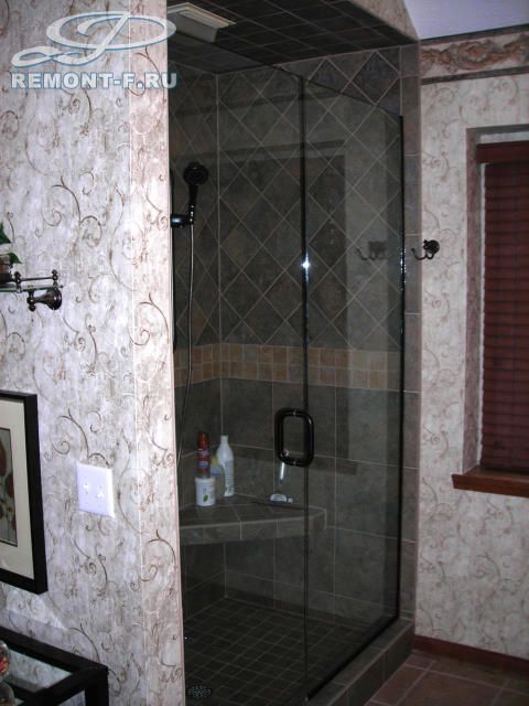 Фото ремонта  ванной в коттедже на ключ – фото 298