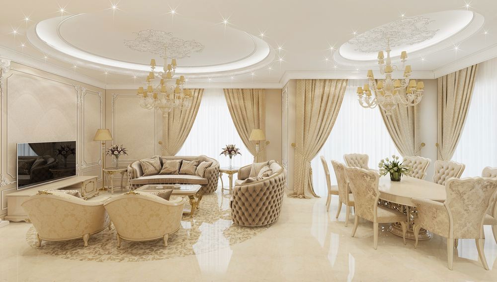 Дизайн гостиной в классическом стиле – беспроигрышный вариант оформления