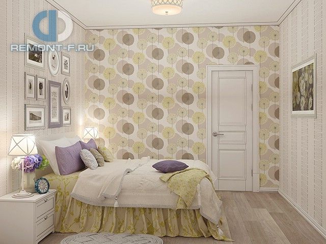 Спальня в стиле дизайна прованс по адресу МО, г. Одинцово, ул. Белорусская, д. 3, 2015 года