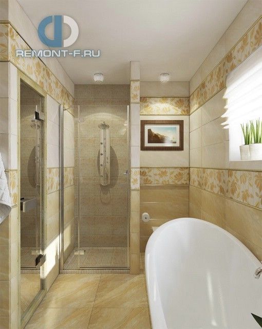 Дизайн ванной в желтом цвете - фото
