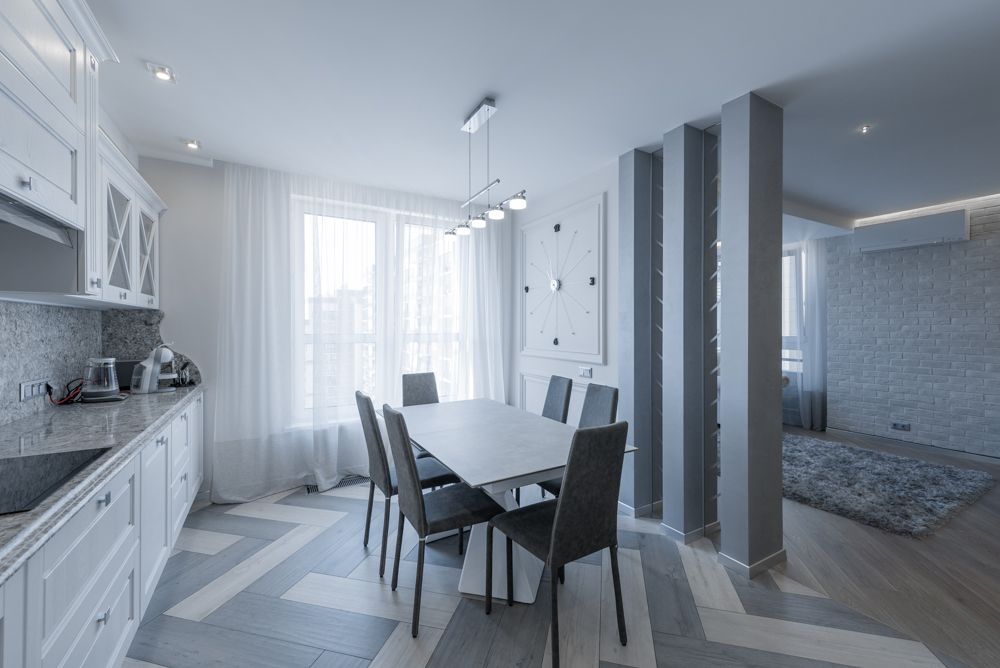 Фото + Видео ремонта квартиры 106 кв.м в стиле минимализм