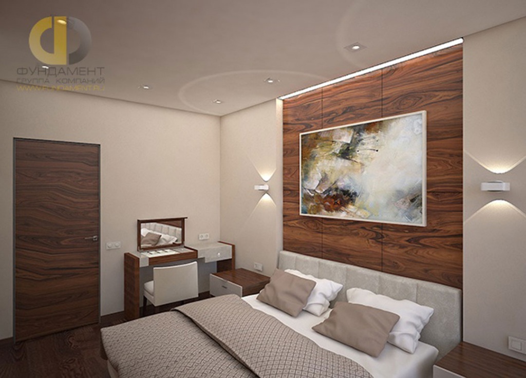 Дизайн спальни в современном стиле в квартире