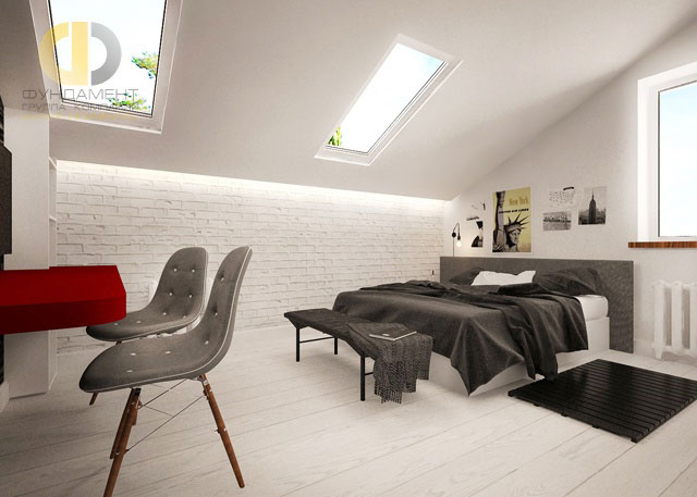 Интерьер спальни в квартире в современном стиле. Фото 2018