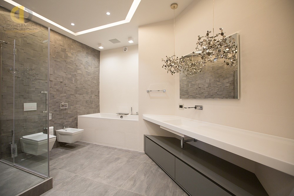 Дизайн и ремонт ванной комнаты в новостройке ЖК «Эдельвейс» 