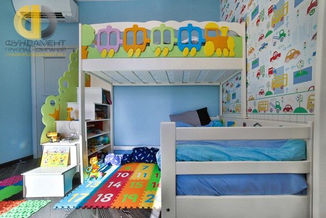 Ремонт в детской трехкомнатной квартиры в Павшинской Пойме