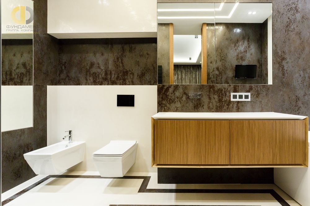 Ремонт ванной комнаты в современном стиле