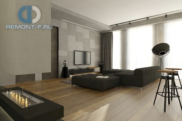 Лаконичный дизайн 2-комнатной квартиры в стиле минимализм на ул. Мосфильмовской