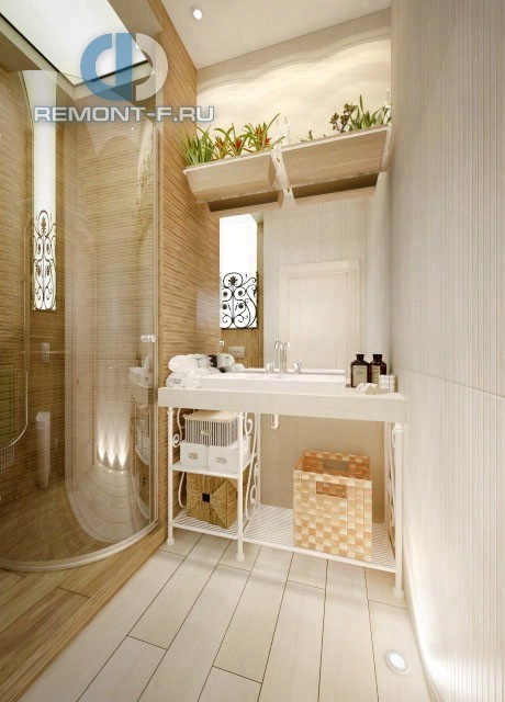 Проект ванной комнаты в стиле прованс
