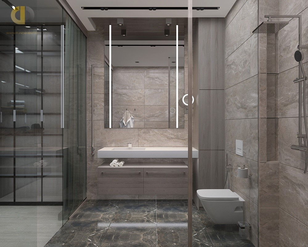 Dizajn kupaonice u kombinaciji s WC-om: savjeti za dizajn i 70+ dobrih opcija