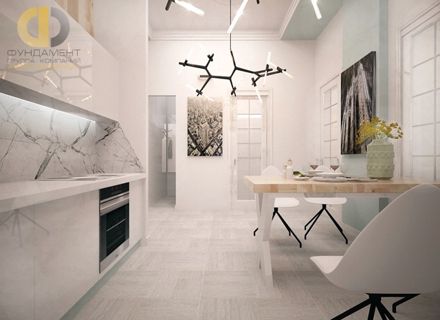Белая кухня: 30 фото, идеи дизайна и интерьера