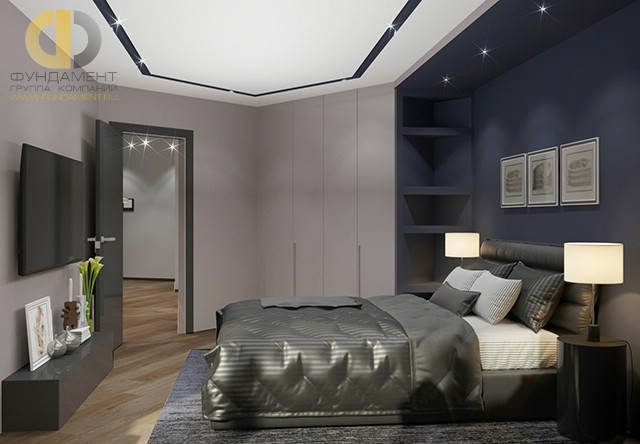 Современные идеи в дизайне минималистичной спальни. Фото 2016