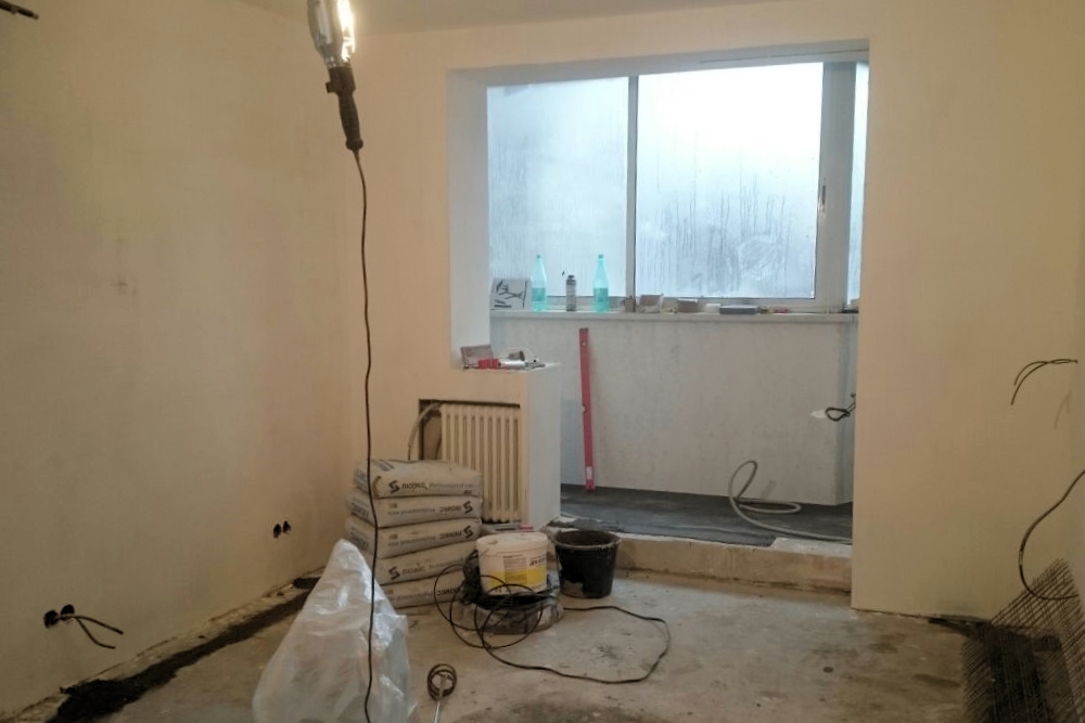 Начало ремонта в квартире Михаила Багдасарова