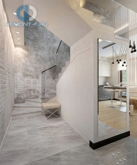 Дизайн-проект двухуровневой квартиры площадью 98 кв. м в Котельниках. Фото интерьера 