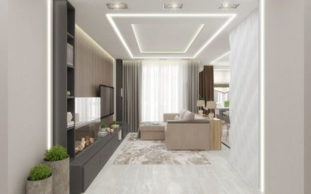 Дизайн трехкомнатной квартиры в Москве