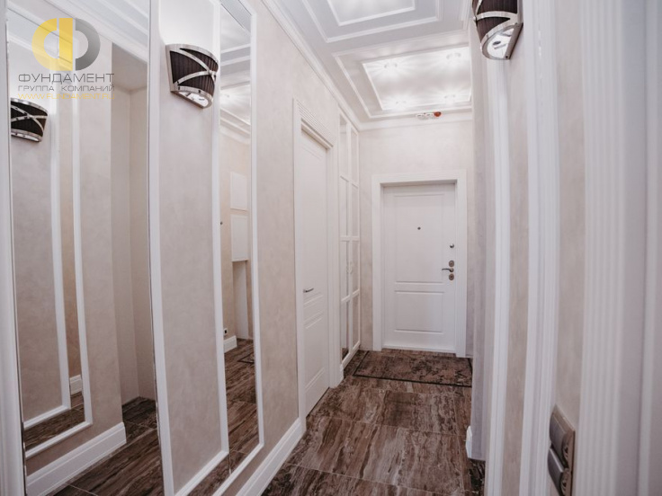 Фото ремонта коридора в двухкомнатной квартире 44 кв.м в стиле современная классика – фото 4