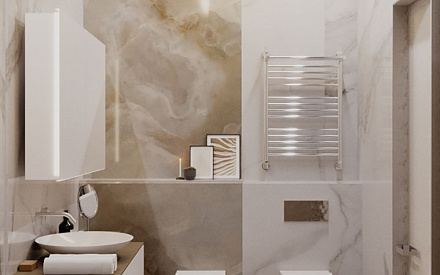 Дизайн интерьера ванной в трёхкомнатной квартире 79 кв.м в современном стиле18