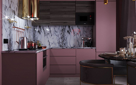 Дизайн интерьера кухни в 3-комнатной квартире 83 кв. м в современном стиле 5