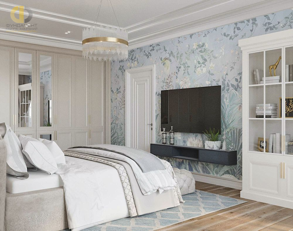 Дизайн интерьера спальни в двухкомнатной квартире 100 кв.м в стиле ар-деко14
