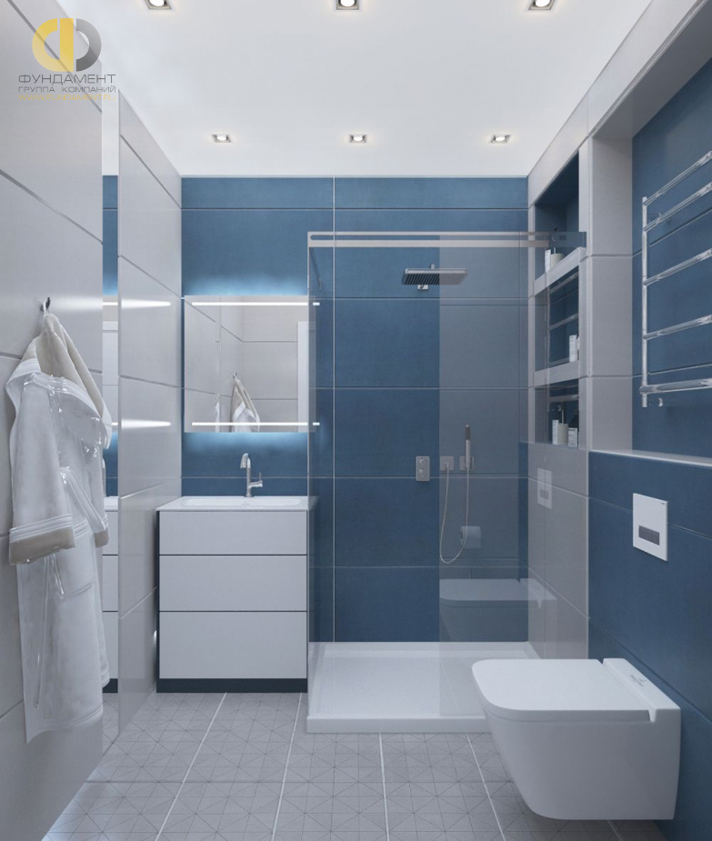 Дизайн интерьера ванной в четырёхкомнатной квартире 107 кв.м в современном стиле18