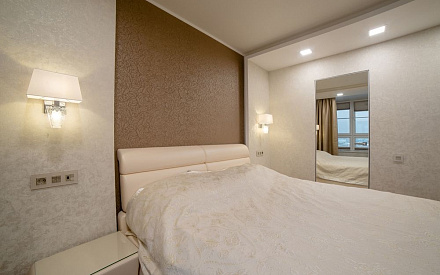 Ремонт спальни в четырёхкомнатной квартире 137 кв.м в современном стиле15