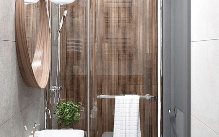 Дизайн интерьера ванной в четырёхкомнатной квартире 96 кв.м в стиле лофт8