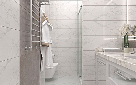 Дизайн интерьера ванной в двухкомнатной квартире 62 кв.м в стиле неоклассика16