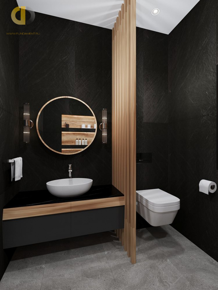 Дизайн интерьера ванной в трёхкомнатной квартире 125 кв.м в современном стиле7