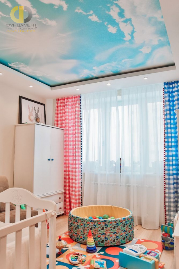 Дизайн и ремонт детской в двухкомнатной квартире 126 кв. м