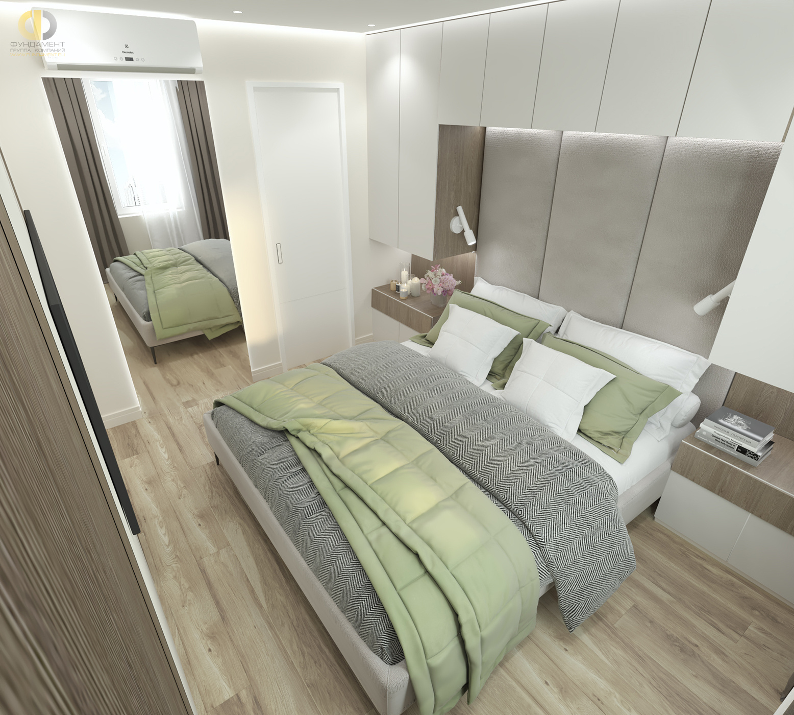 Дизайн спальни в стиле cовременном – фото 125