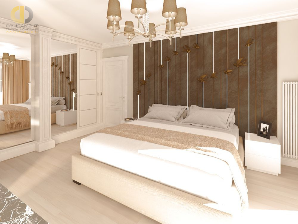 Спальня в стиле дизайна современный по адресу г. Москва, ул. 2-й Южнопортовый проезд, 27, 2020 года