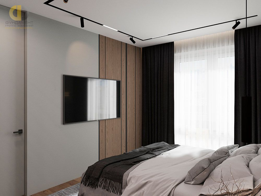 Дизайн спальни в стиле cовременном – фото 9