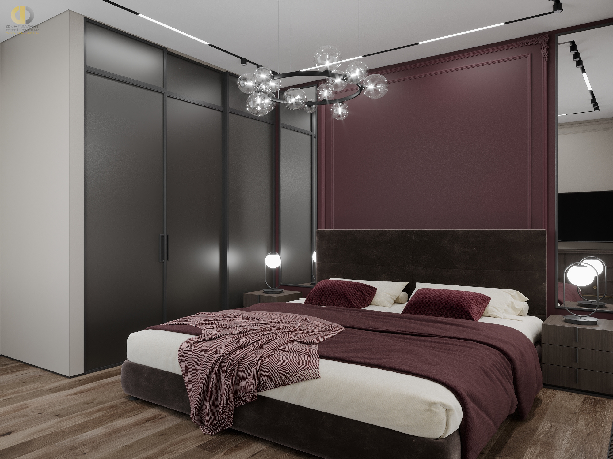 Дизайн спальни в стиле cовременном – фото 5