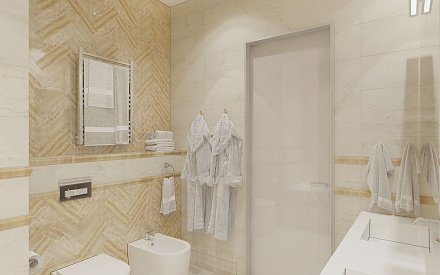 Дизайн интерьера ванной в пятикомнатной квартире 155 кв.м в стиле неоклассика26