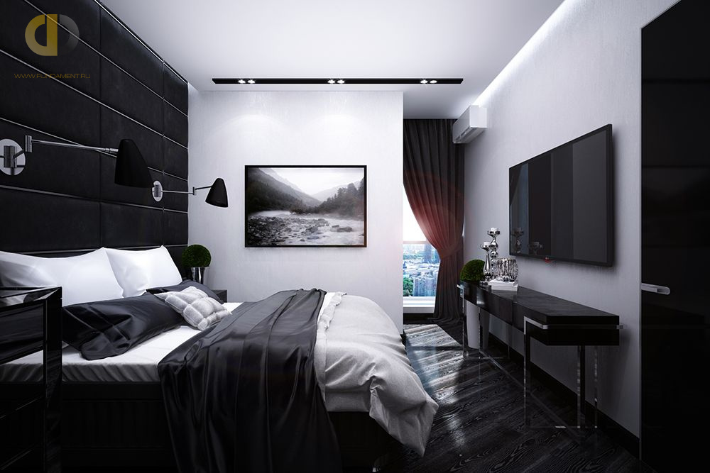 Интерьер спальни в квартире в современном стиле