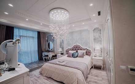 Ремонт спальни в 3-комнатной квартире в стиле американская классика