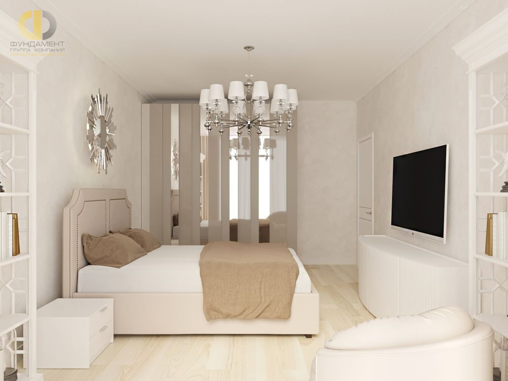 Дизайн интерьера спальни в доме 278 кв.м в стиле ар-деко22