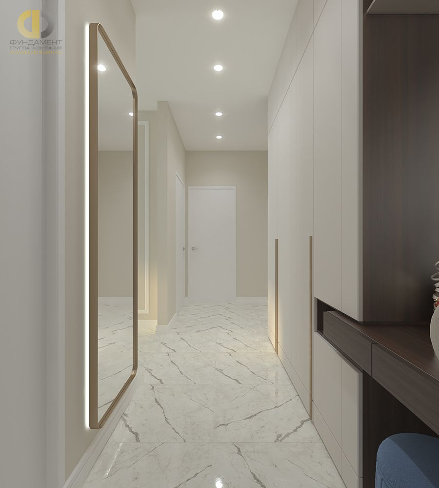 Дизайн коридора в стиле cовременном – фото 360